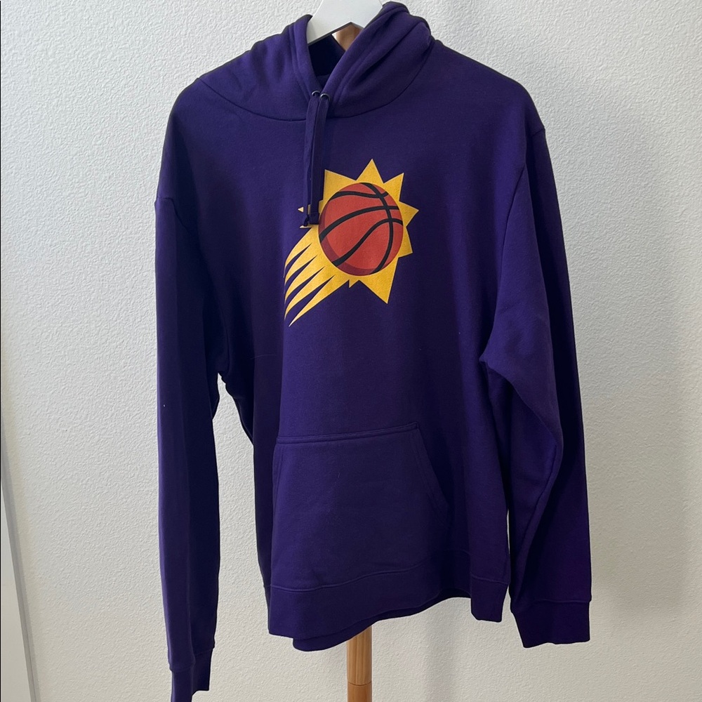 Fanatics Purple Hoodie with Basketball Graphic